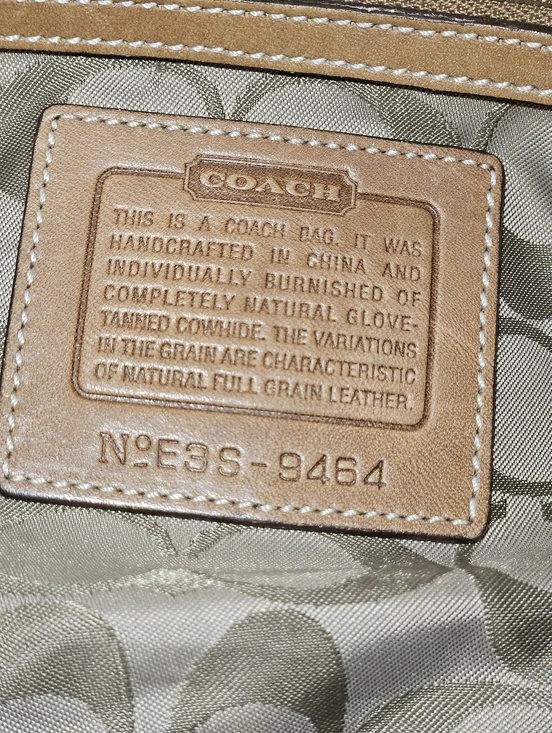 Coach Soho Leather Small Hobo Bag (Style #9464) Scarf included - Picture 16 of 16